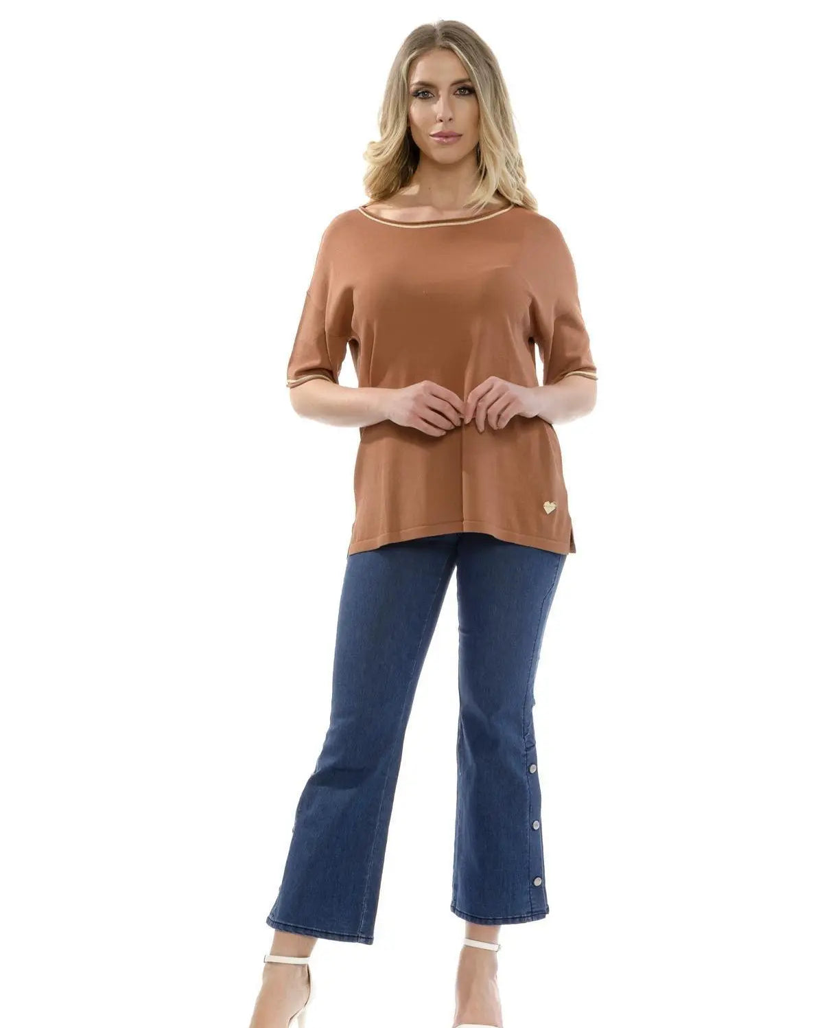 Maglia lurex BRUCIATO DORABELLA