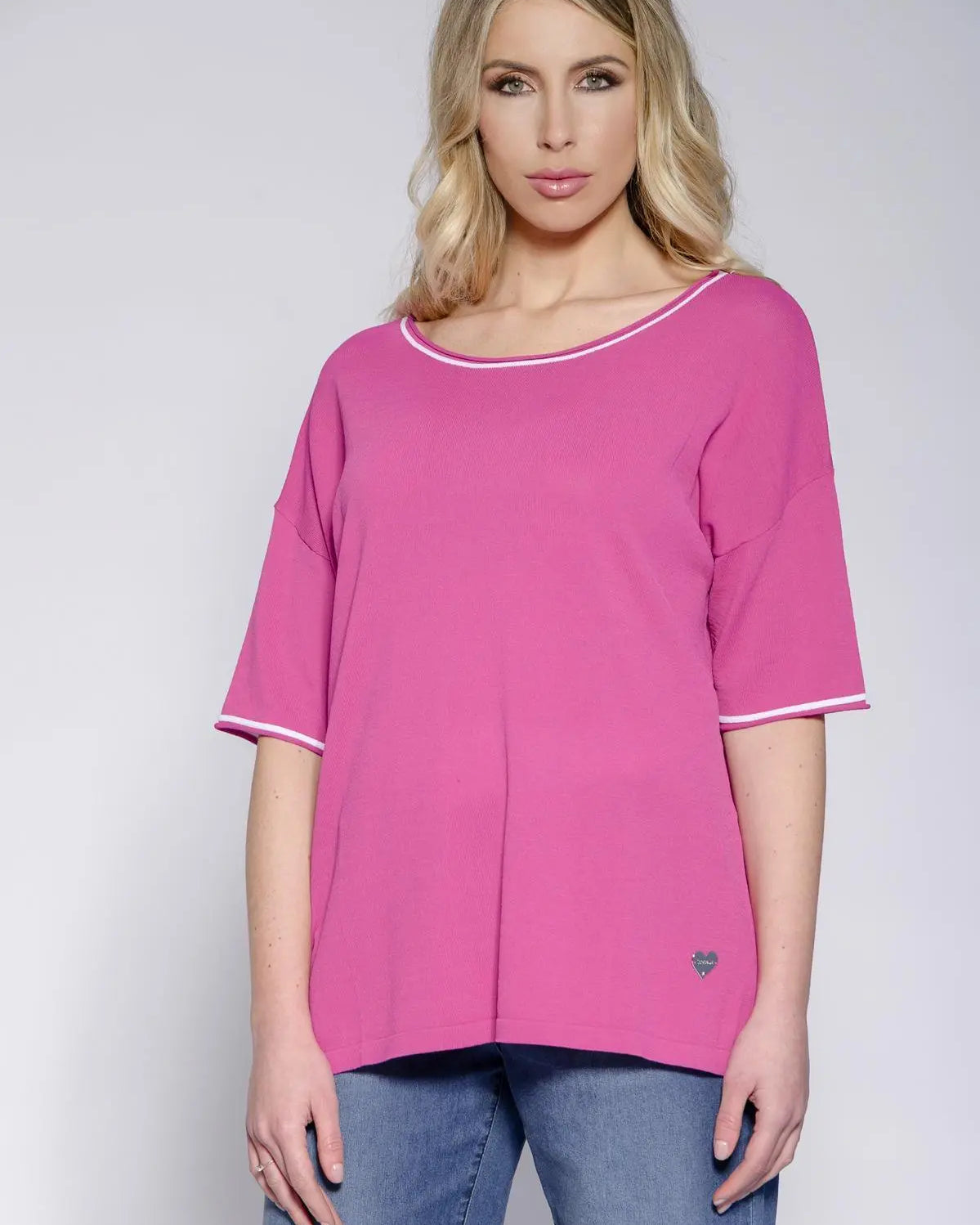 Maglia lurex FUXIA DORABELLA XL