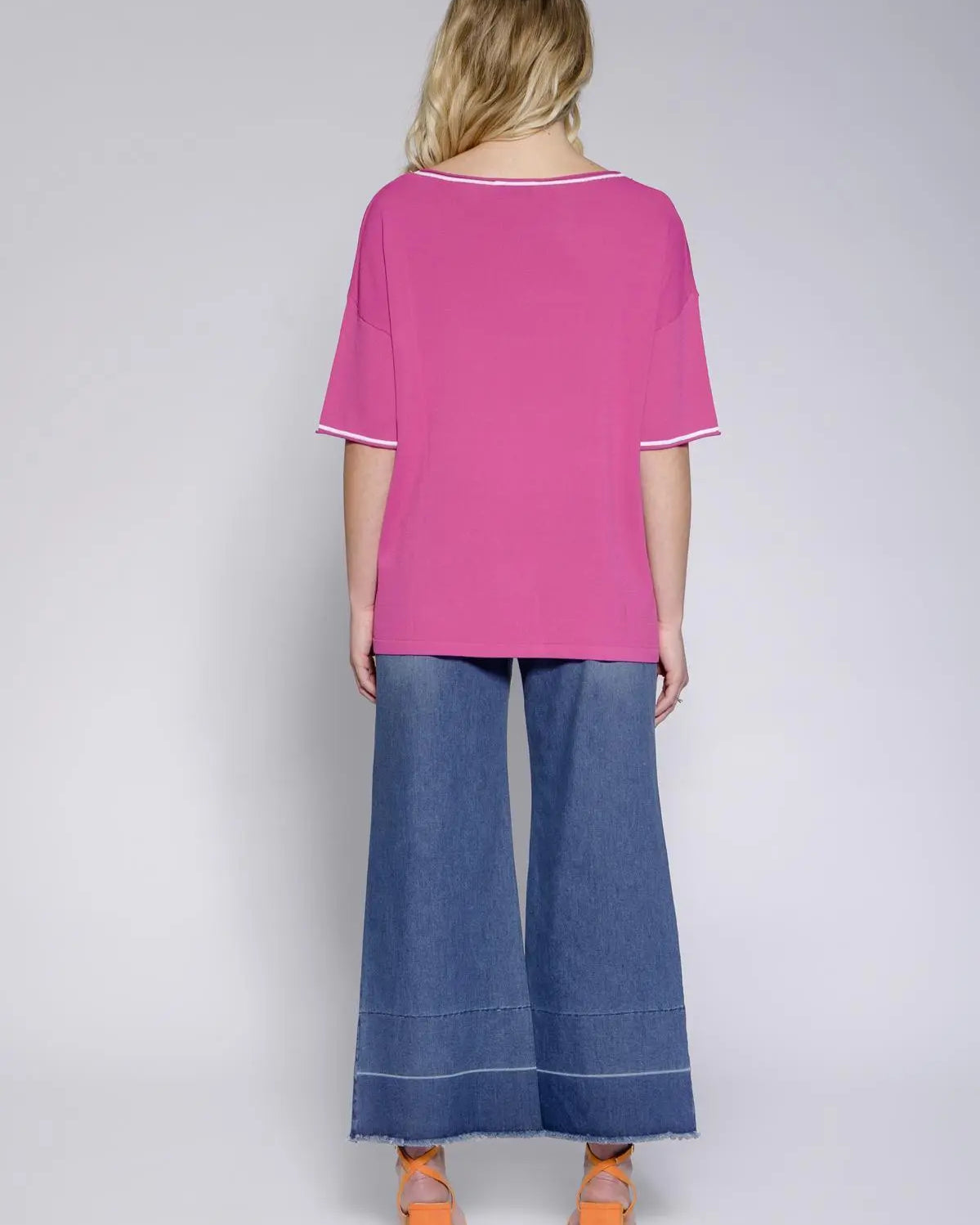 Maglia lurex FUXIA DORABELLA