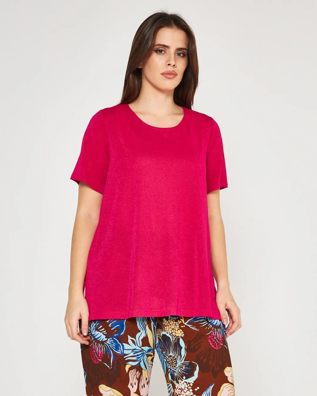 Maglia lurex FUXIA DORABELLA PIU' 47
