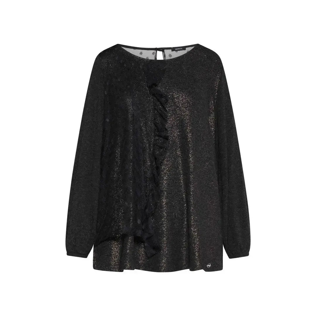 Maglia lurex NERO IRONICA