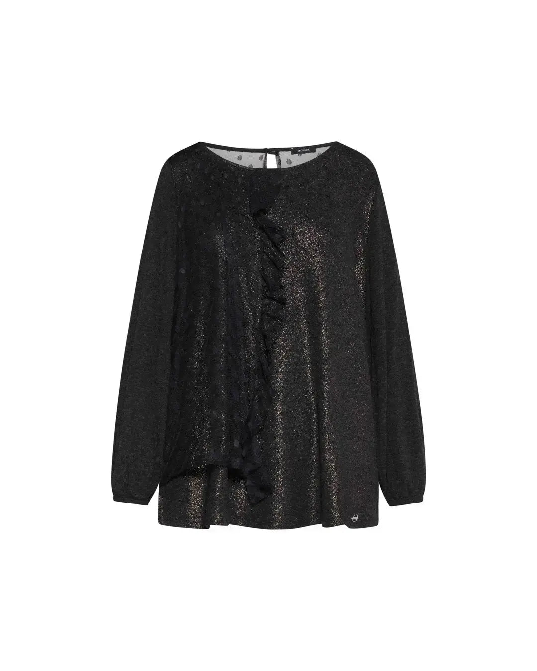 Maglia lurex NERO IRONICA