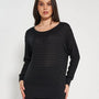 Maglia lurex NERO DORABELLA XL