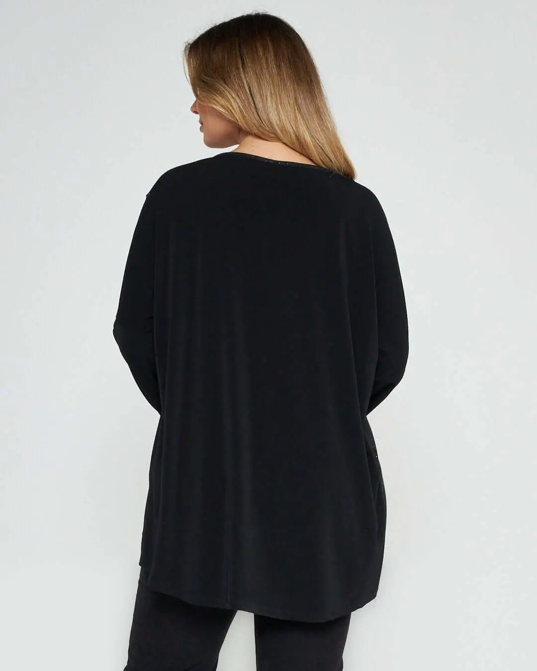 Maglia lurex NERO DORABELLA PIU'