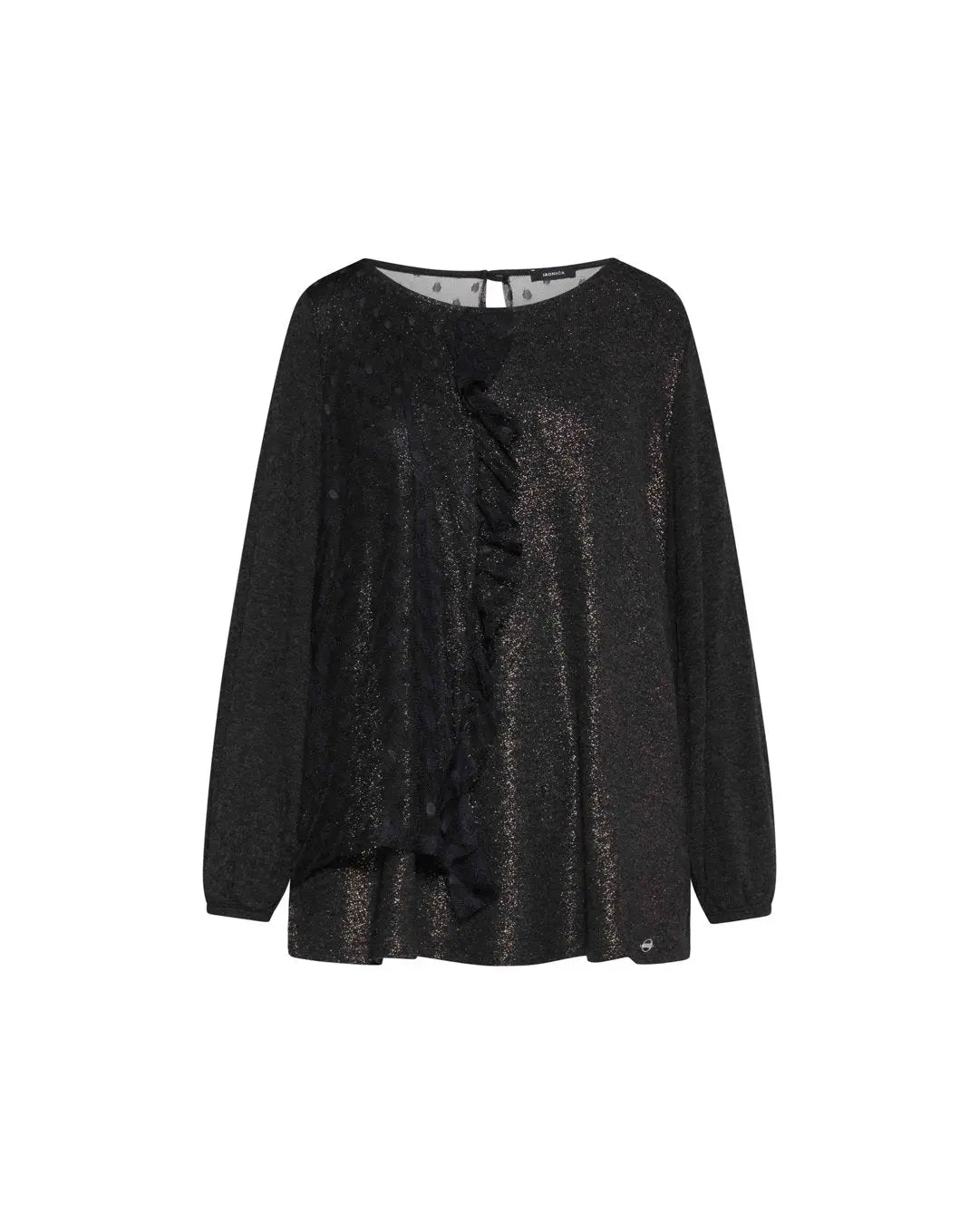 Maglia lurex NERO IRONICA
