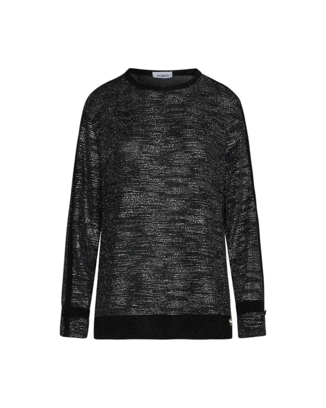 Maglia maillard NERO-ARGENTO DORABELLA