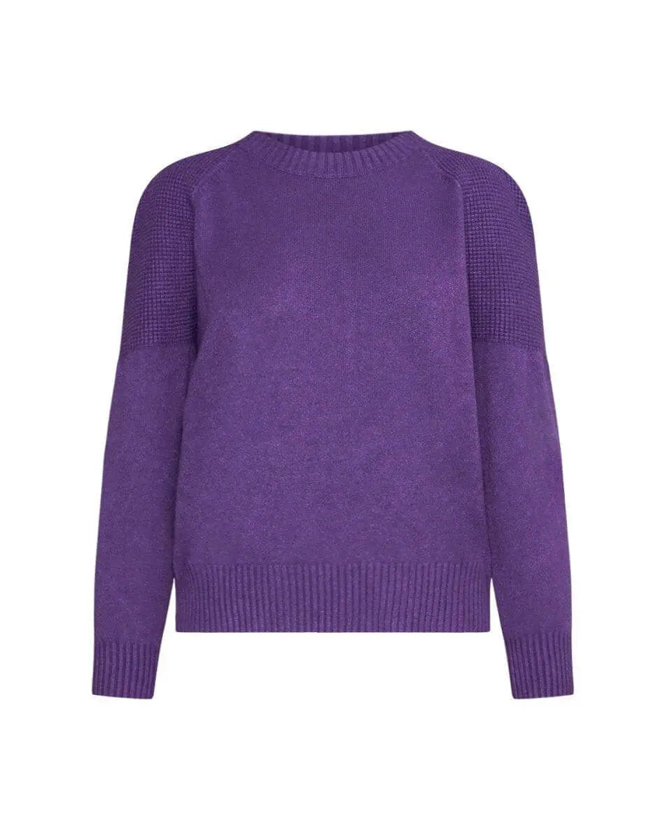 Maglia manica a palloncino VIOLA DORABELLA