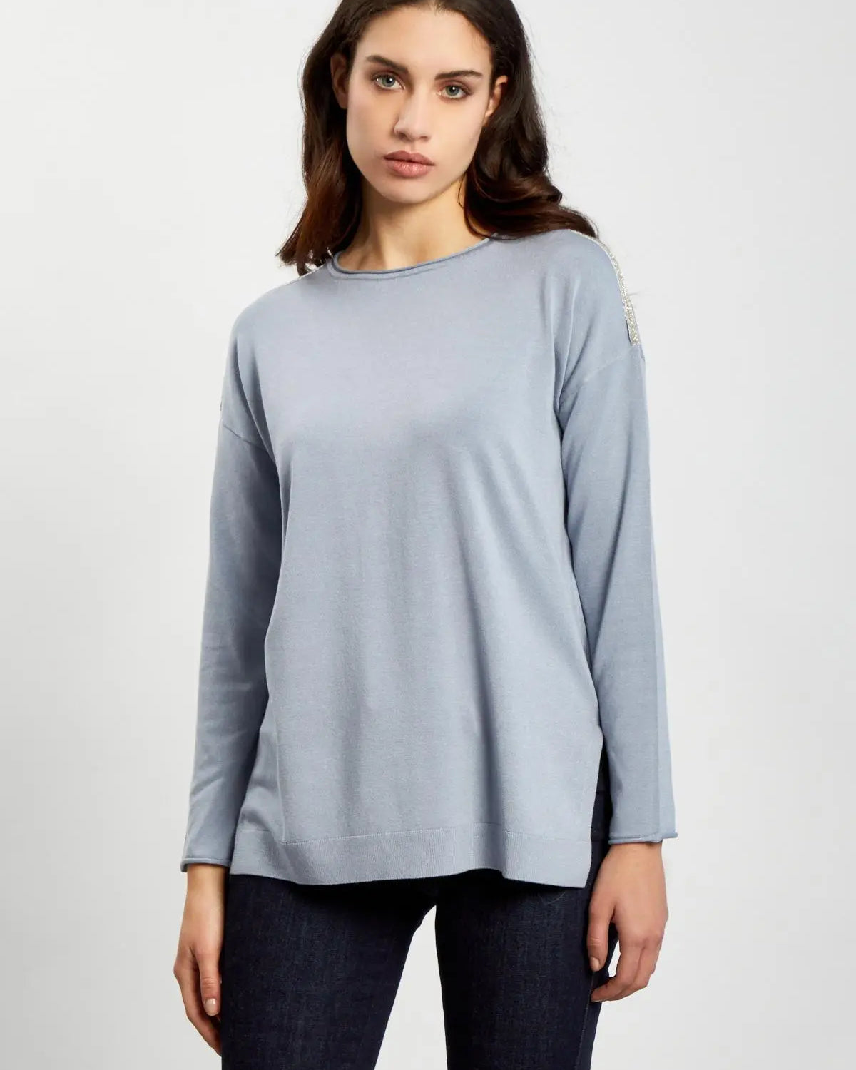 Maglia micro catene AZZURRO IRONICA