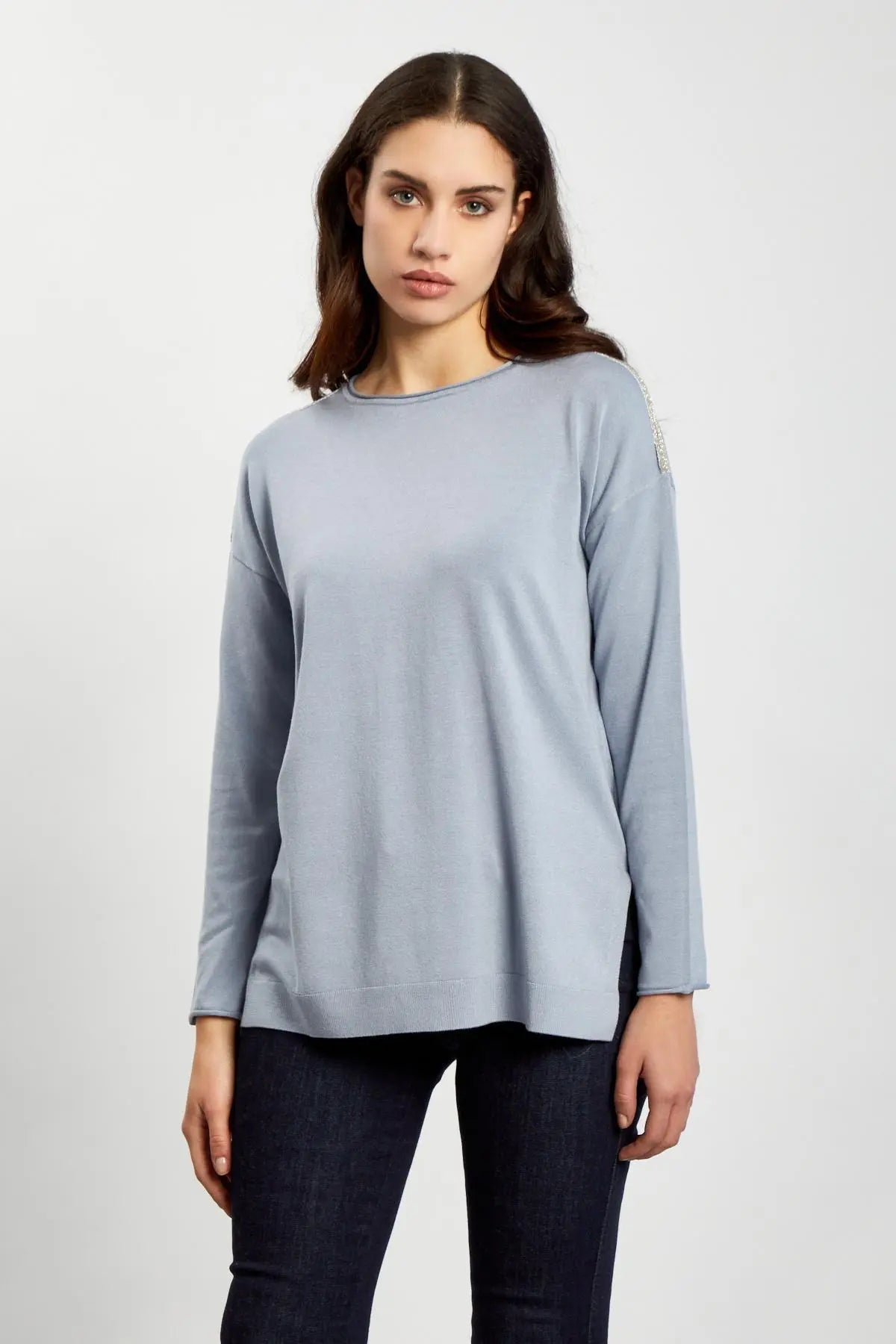 Maglia micro catene AZZURRO IRONICA