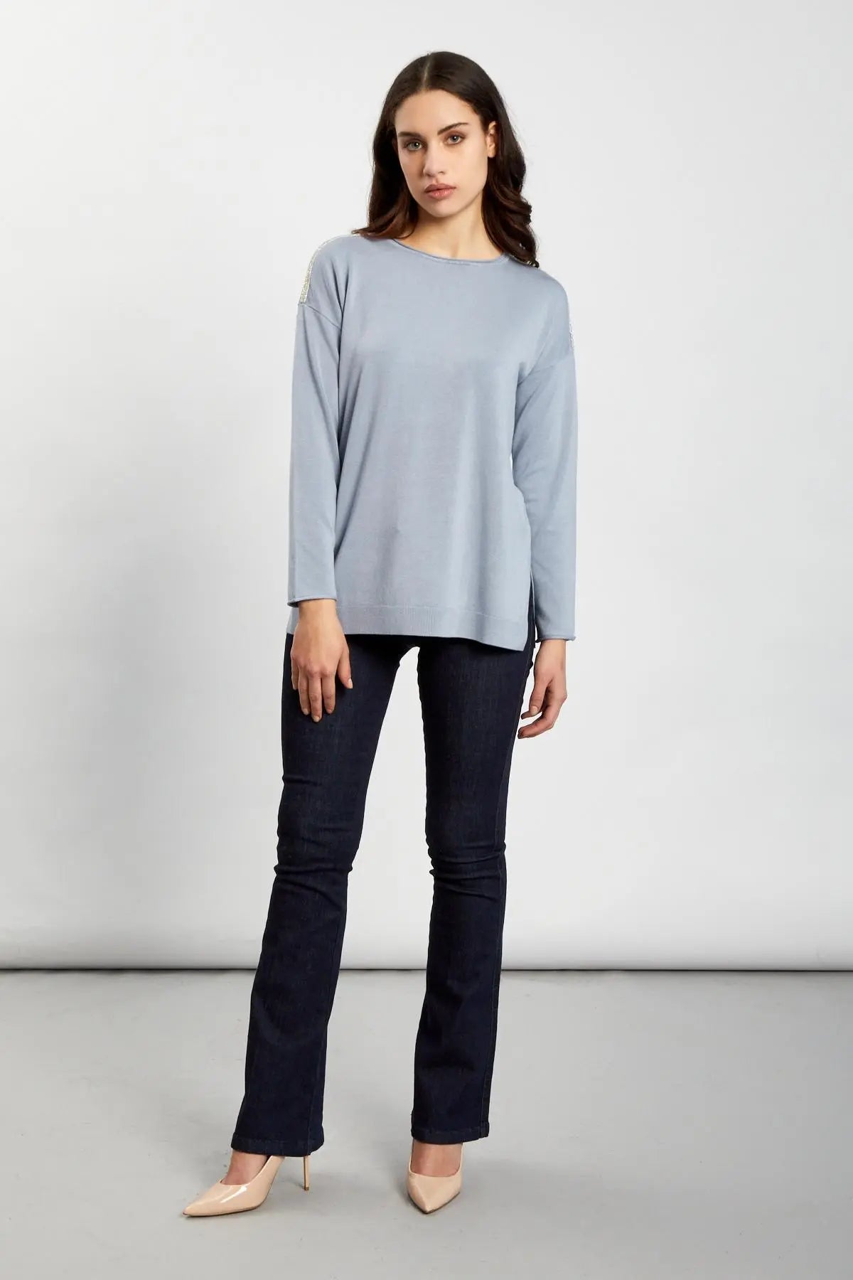 Maglia micro catene AZZURRO IRONICA