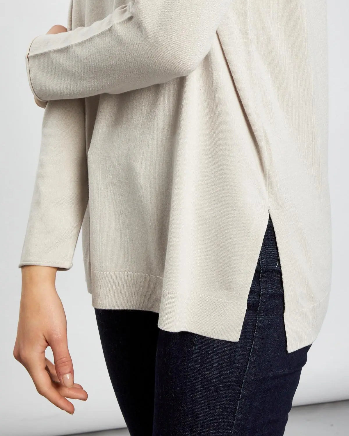 Maglia micro catene BEIGE IRONICA