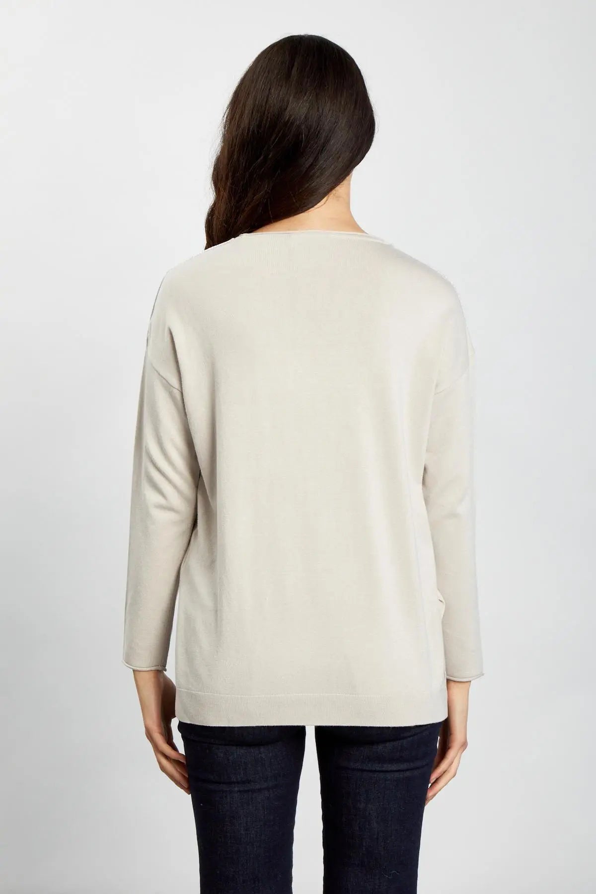 Maglia micro catene BEIGE IRONICA