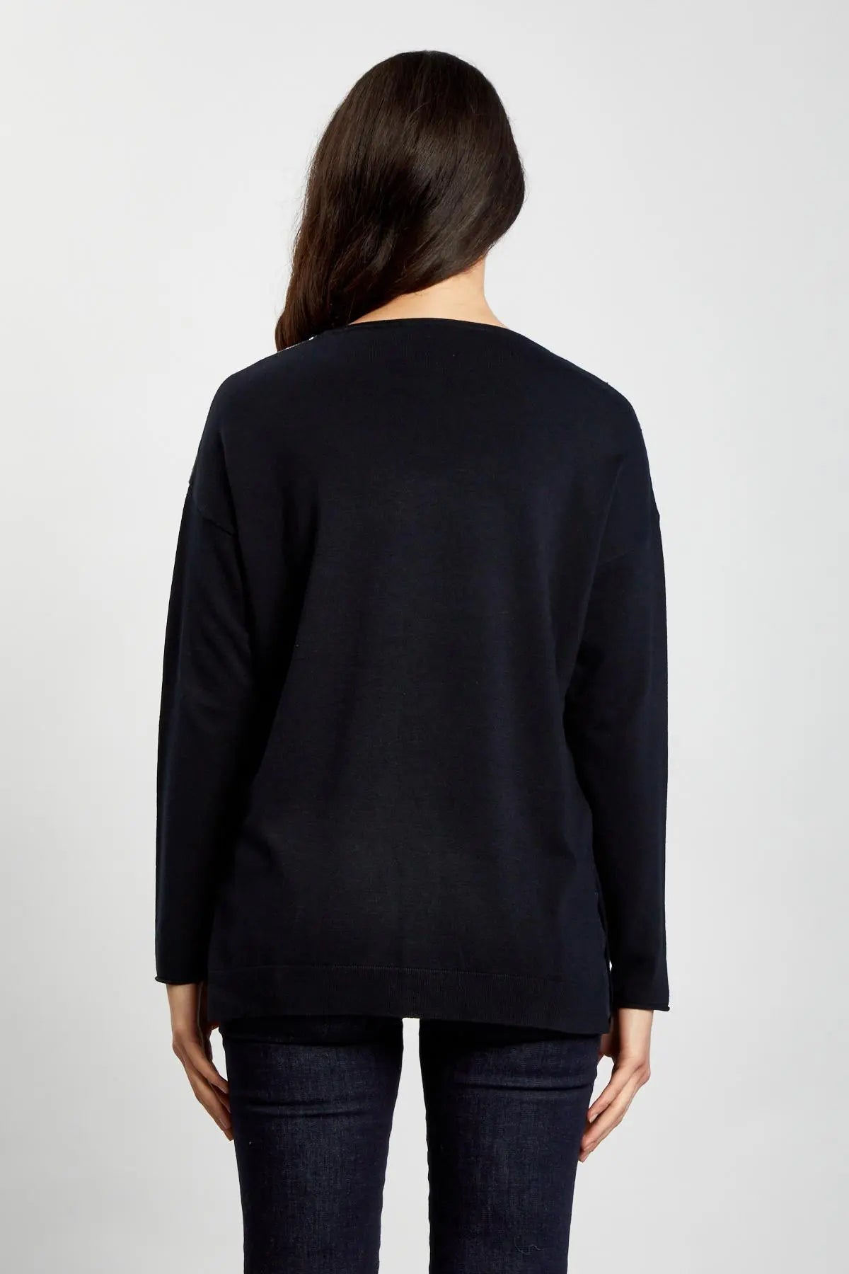 Maglia micro catene BLU-NAVY IRONICA
