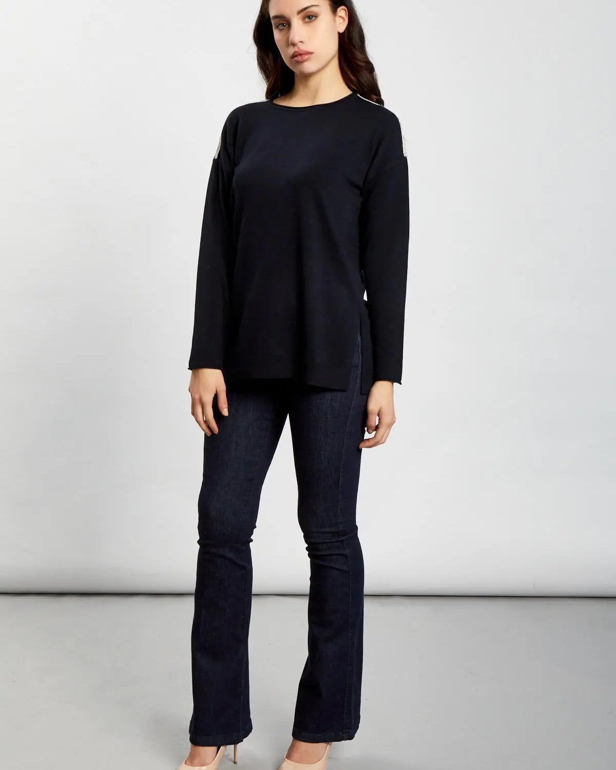 Maglia micro catene BLU-NAVY IRONICA