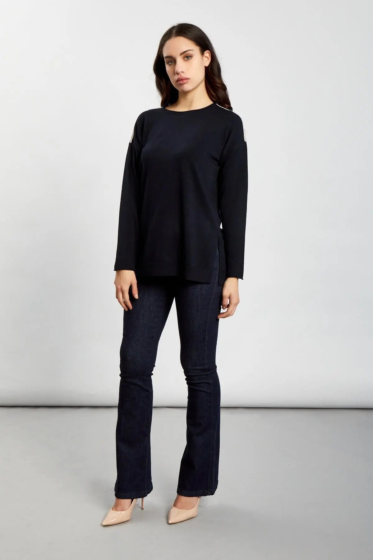 Maglia micro catene BLU-NAVY IRONICA