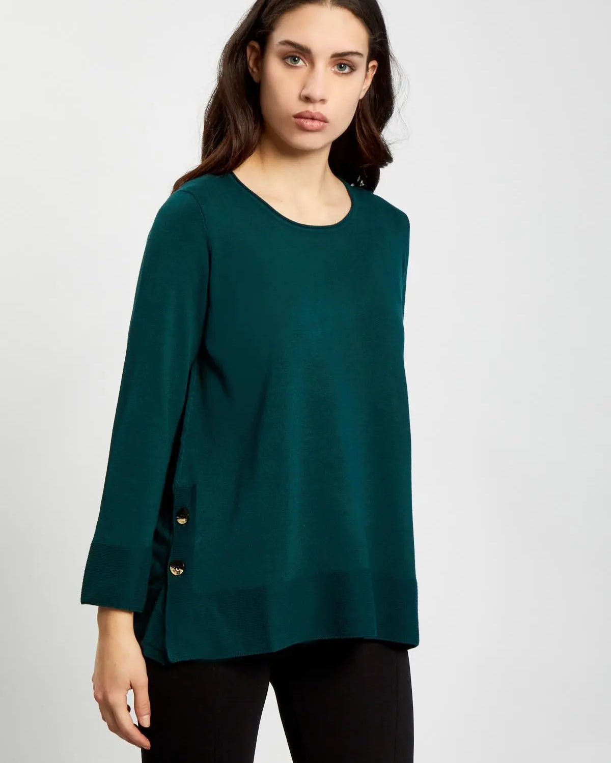 Maglia morbida al tatto VERDE IRONICA