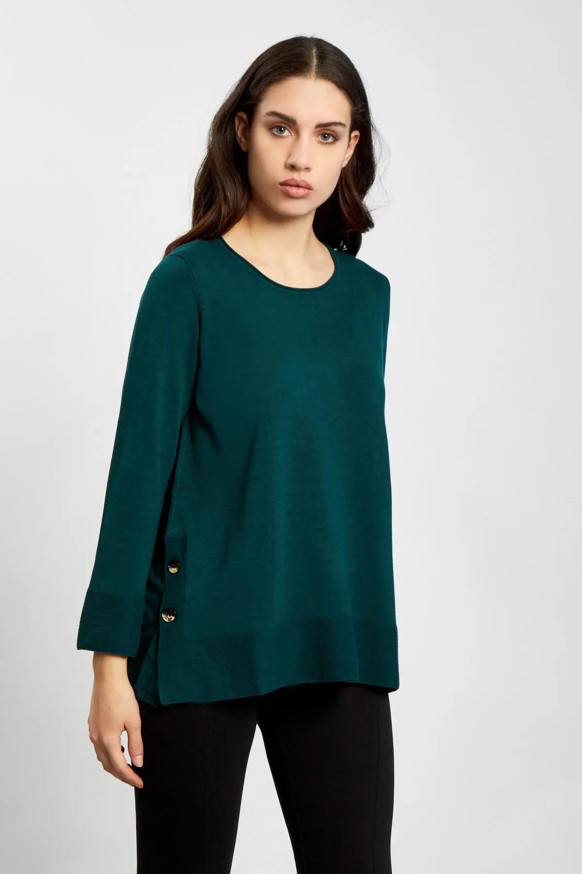 Maglia morbida al tatto VERDE IRONICA