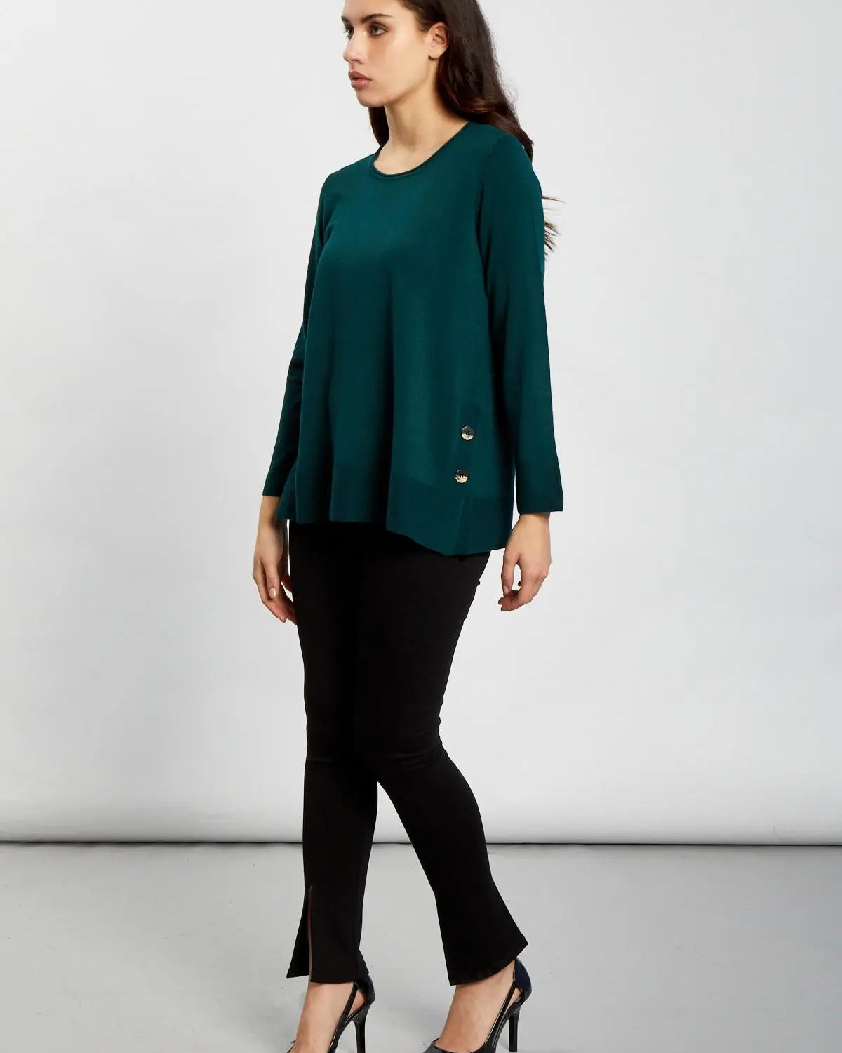 Maglia morbida al tatto VERDE IRONICA