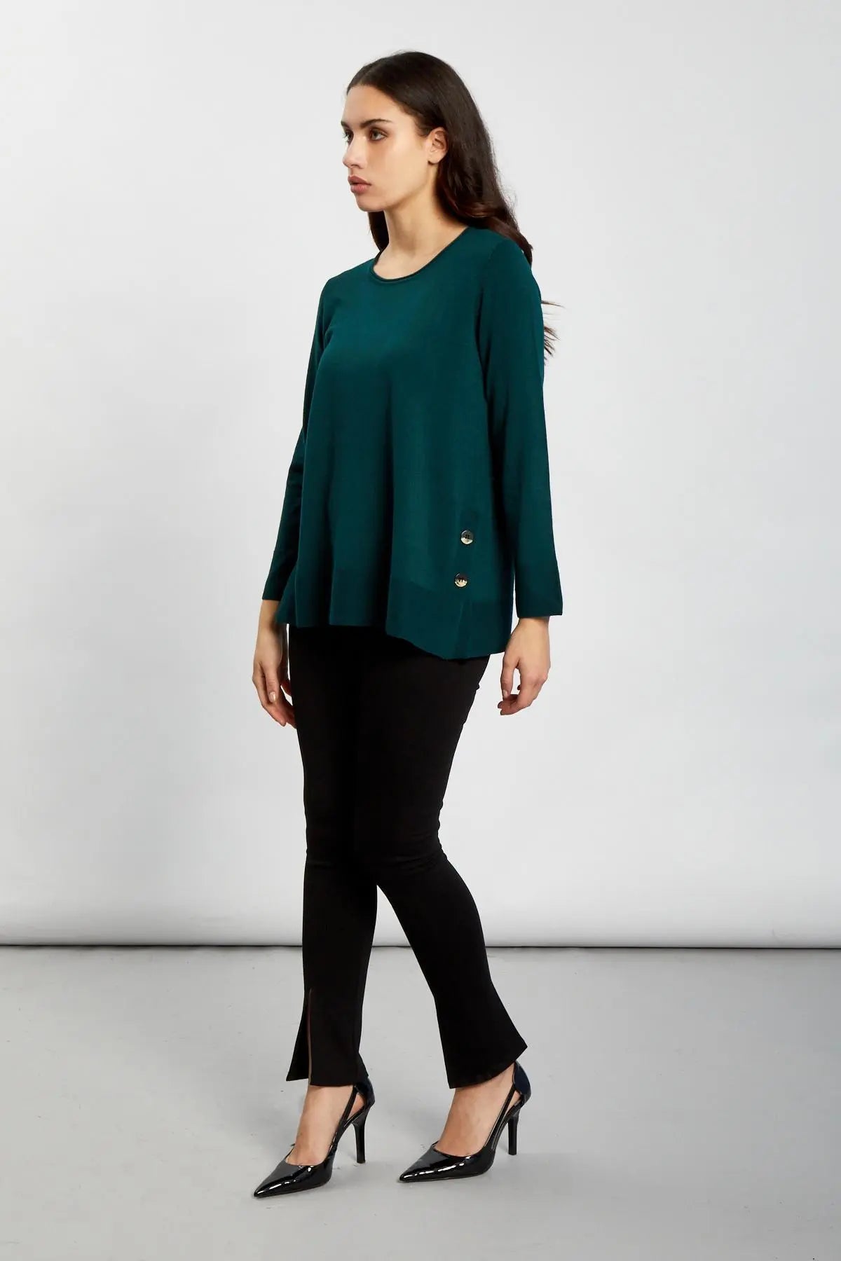 Maglia morbida al tatto VERDE IRONICA