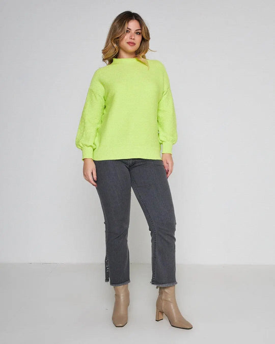 Maglia ottoman VERDE BANDIERA DORABELLA