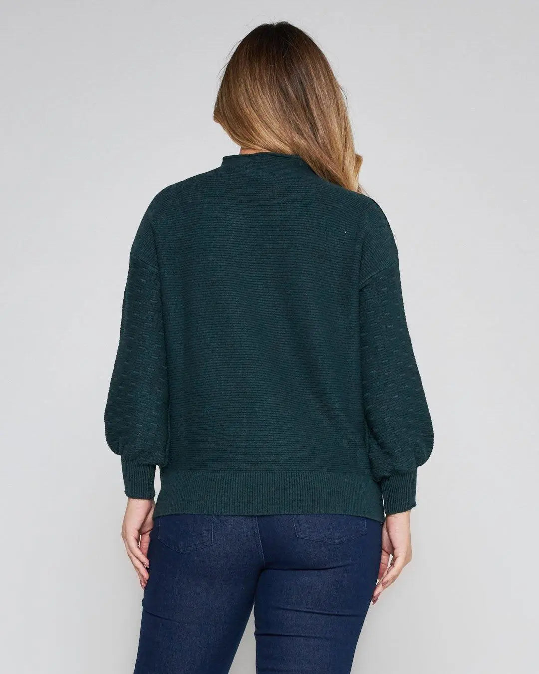 Maglia ottoman VERDE BOSCO DORABELLA
