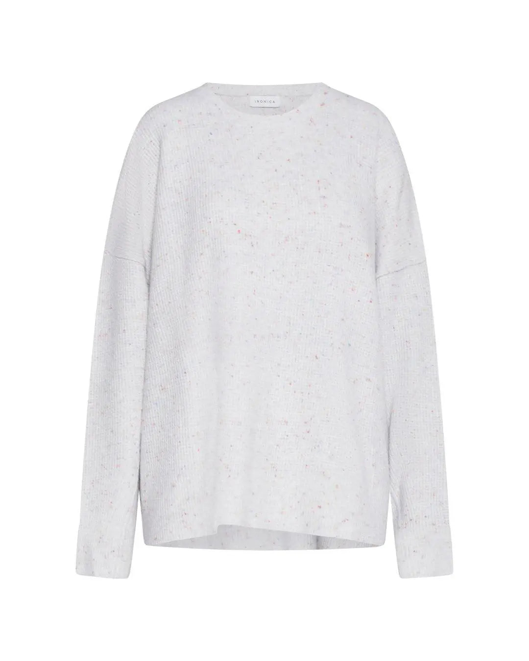 Maglia over girocollo GRIGIO IRONICA XL