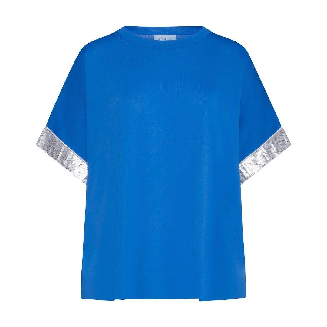 Maglia paillettes CIELO IRONICA L