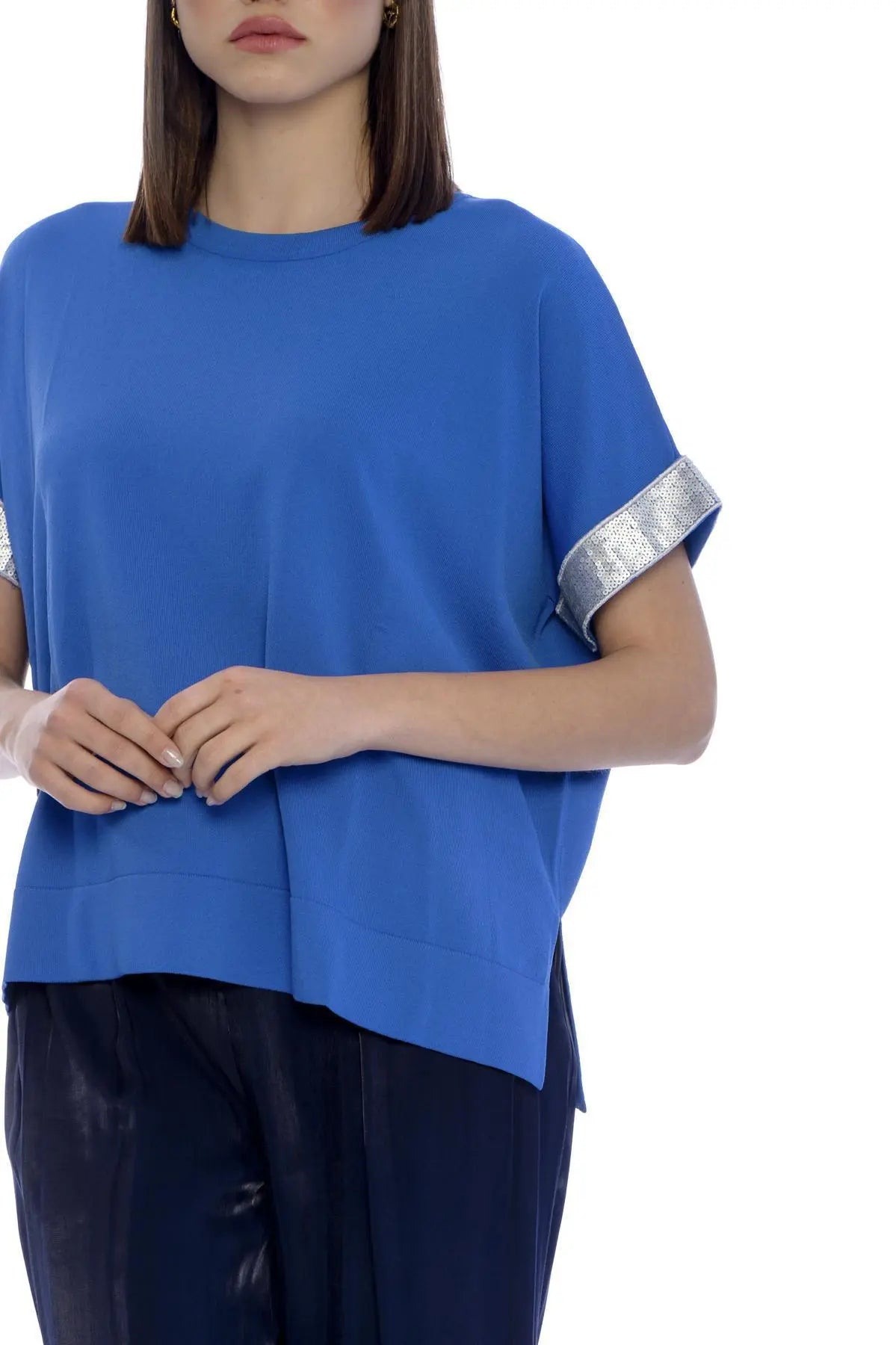 Maglia paillettes CIELO IRONICA