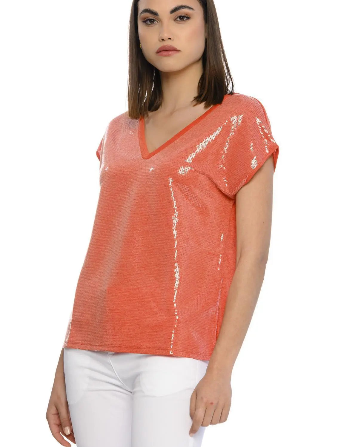 Maglia paillettes MELOGRANO IRONICA XL