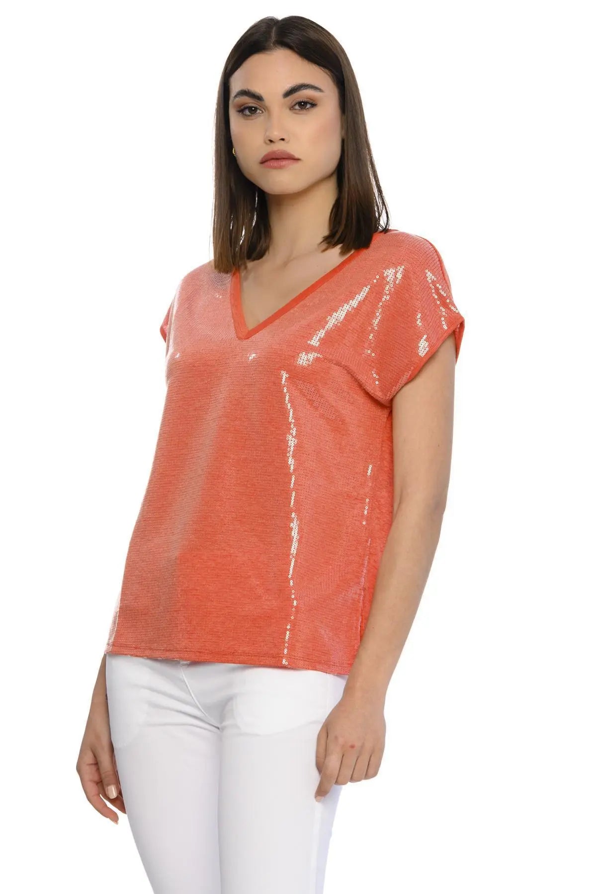 Maglia paillettes MELOGRANO IRONICA XL