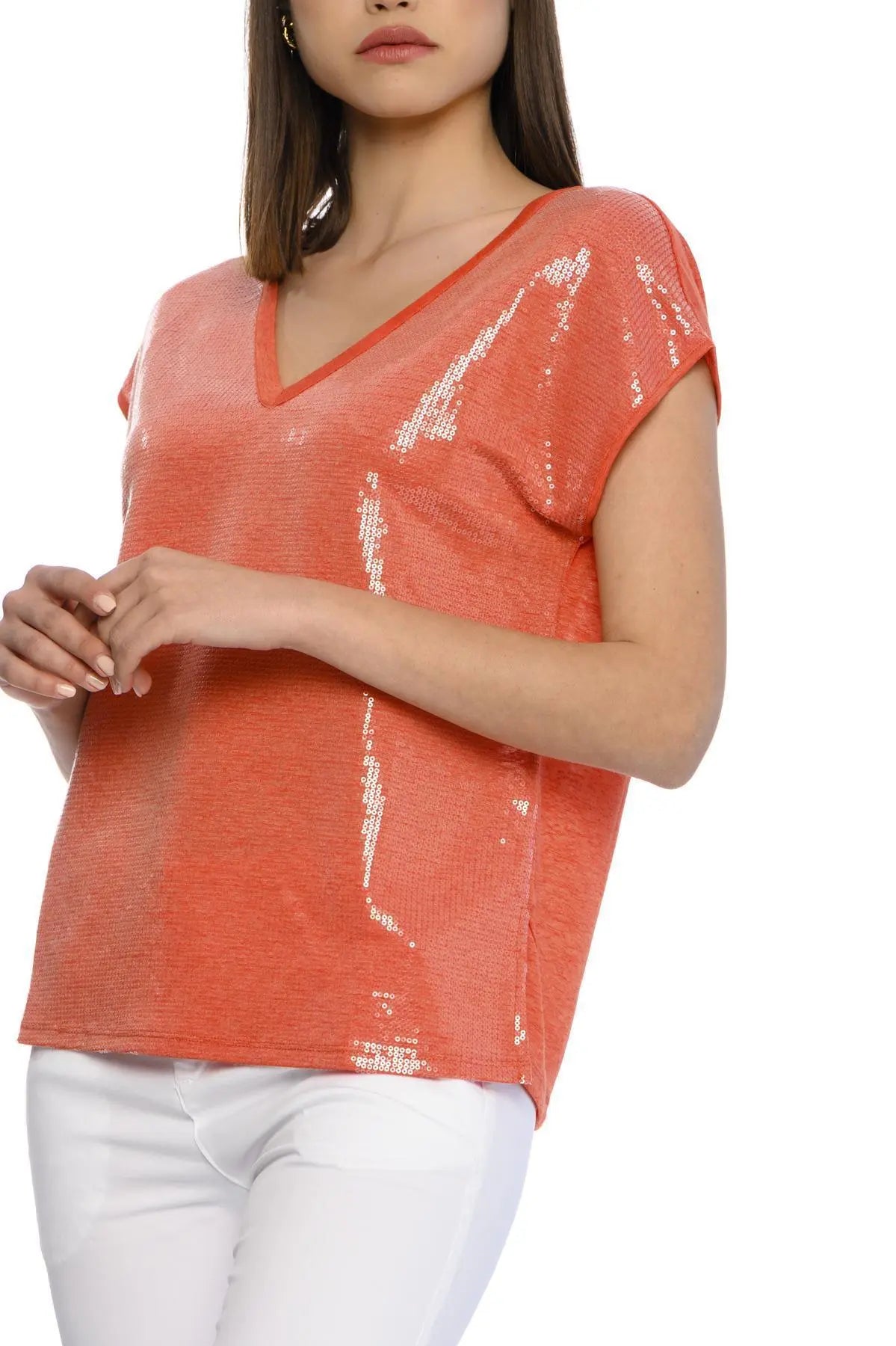 Maglia paillettes MELOGRANO IRONICA