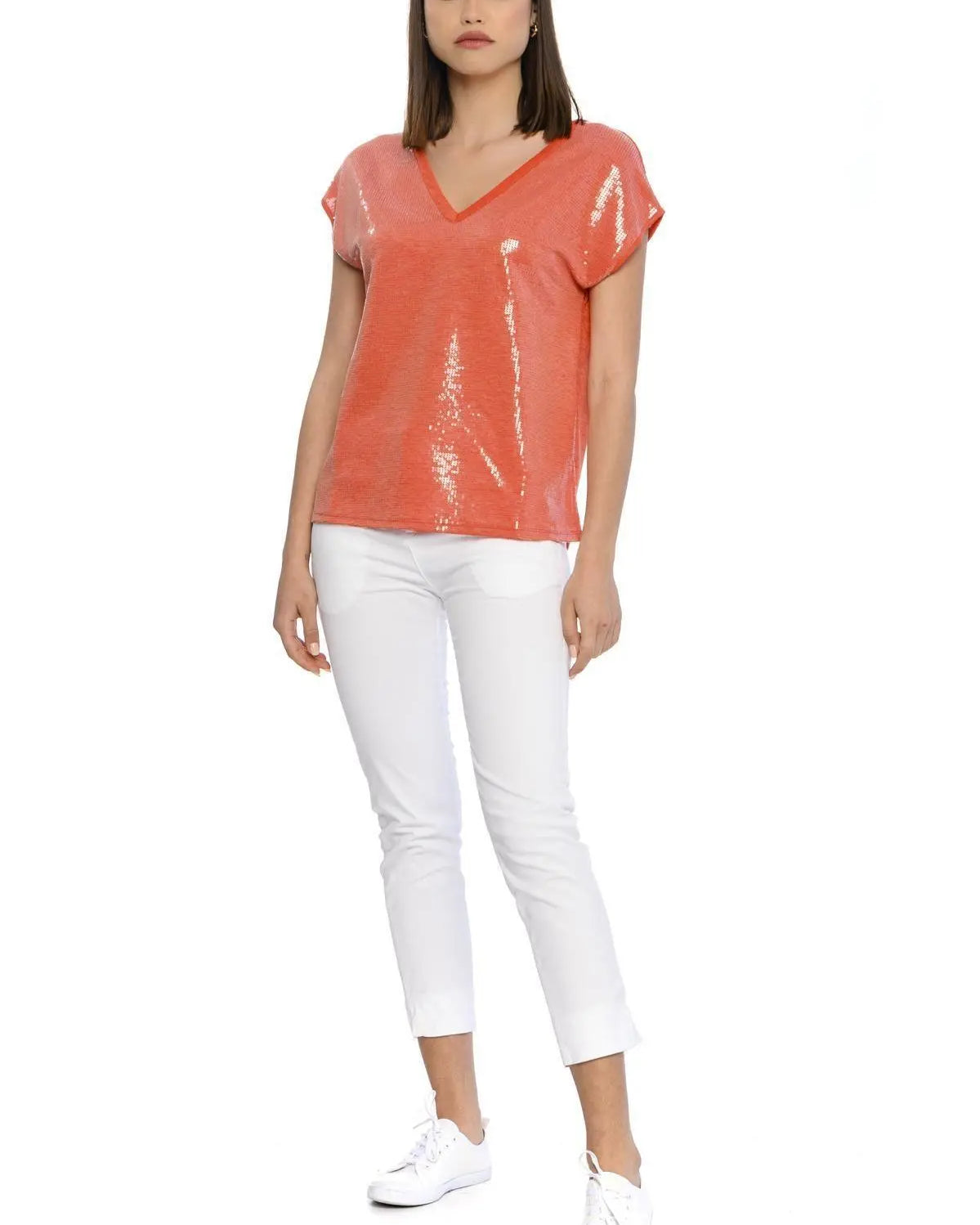 Maglia paillettes MELOGRANO IRONICA