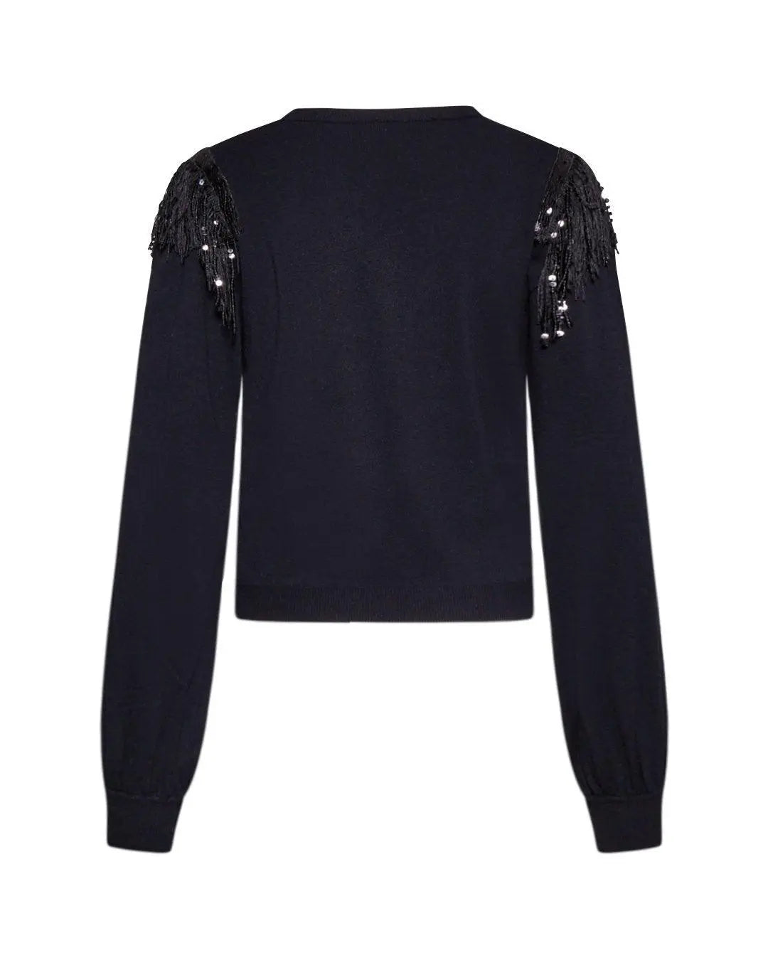 Maglia paillettes NERO IRONICA