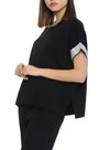 Maglia paillettes NERO IRONICA