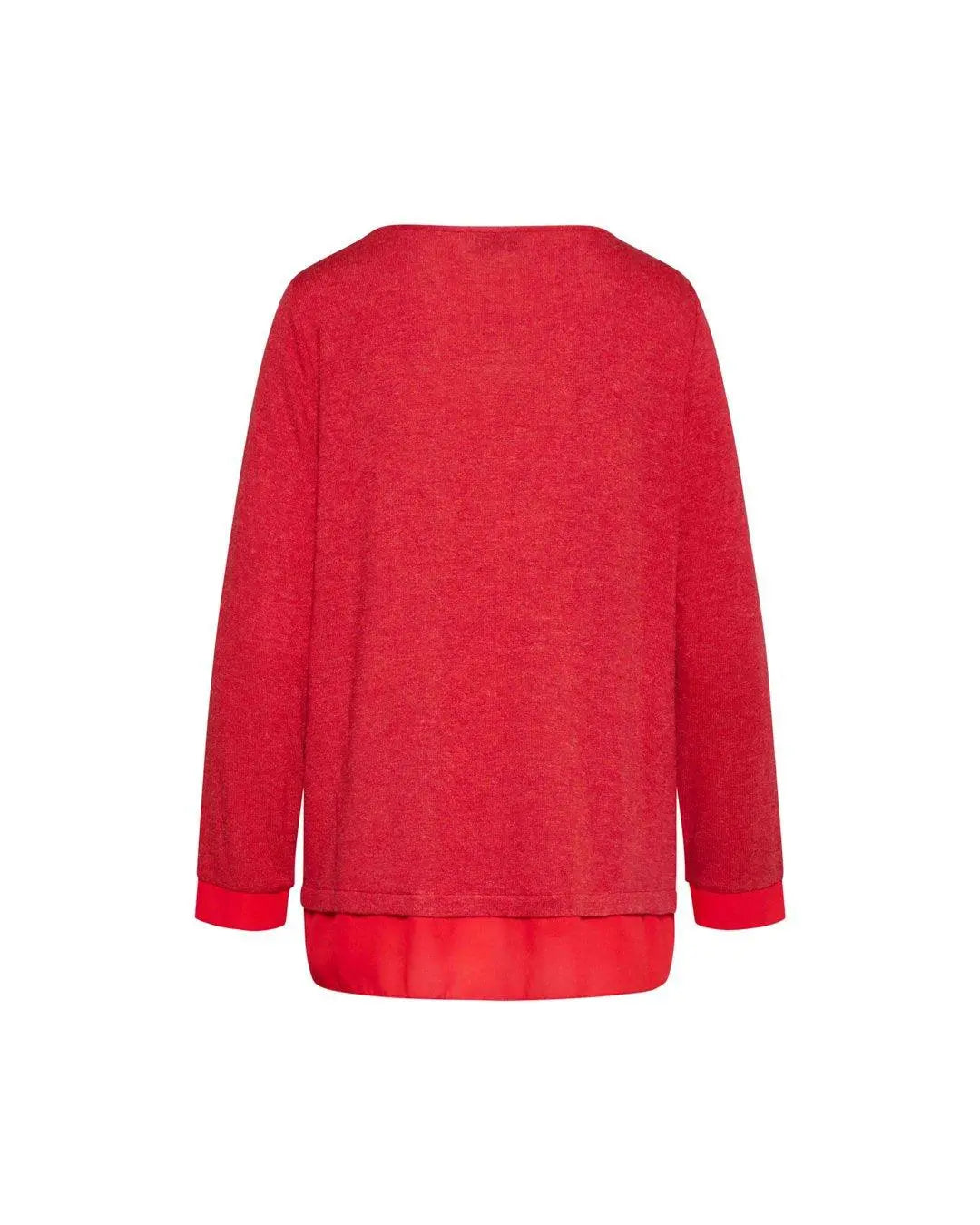 Maglia paillettes ROSSO IRONICA