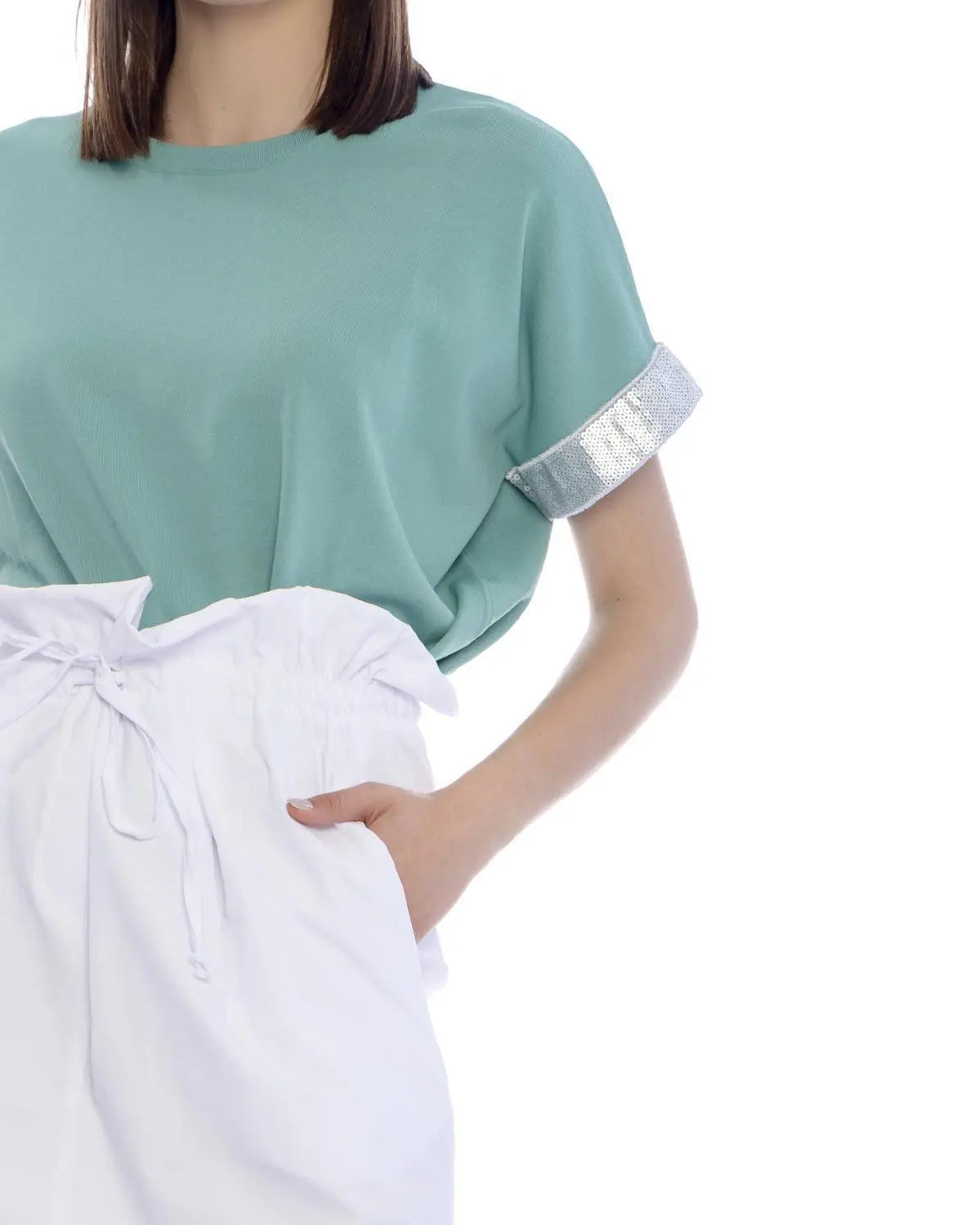 Maglia paillettes SALVIA IRONICA