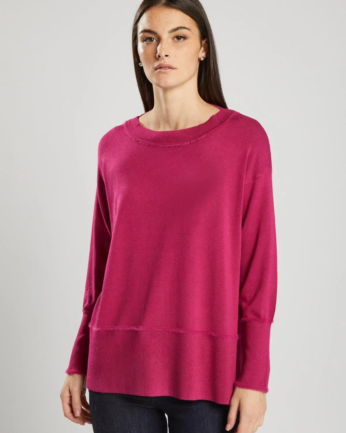 Maglia passamaneria CICLAMINO IRONICA XL