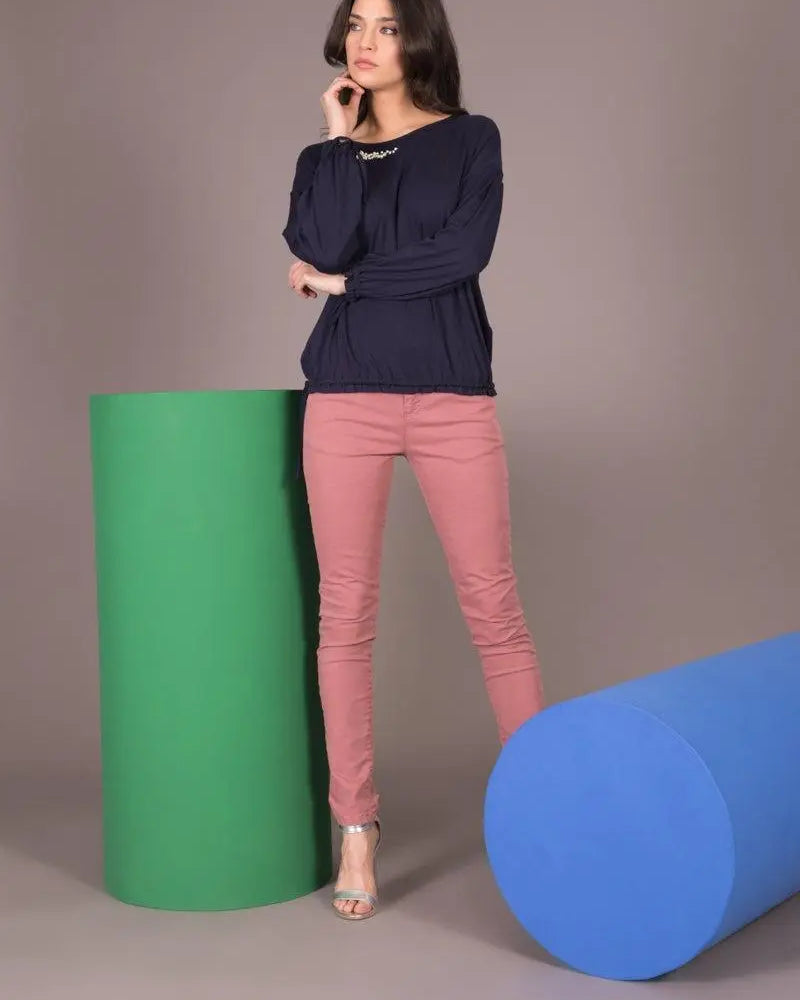 Maglia perle BLU IRONICA 3XL