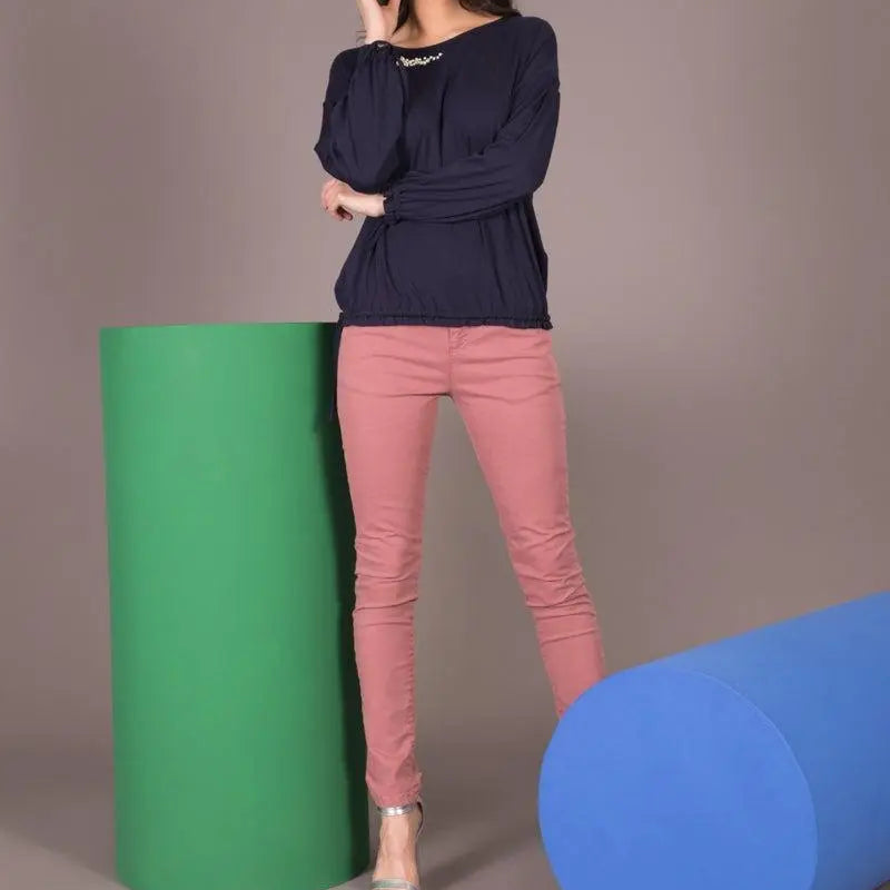 Maglia perle BLU IRONICA 3XL