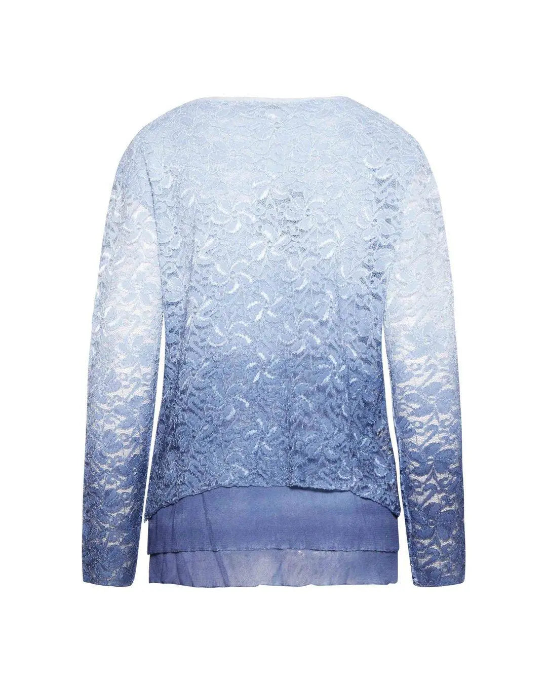 Maglia pizzo BLU-AZZURRO IRONICA