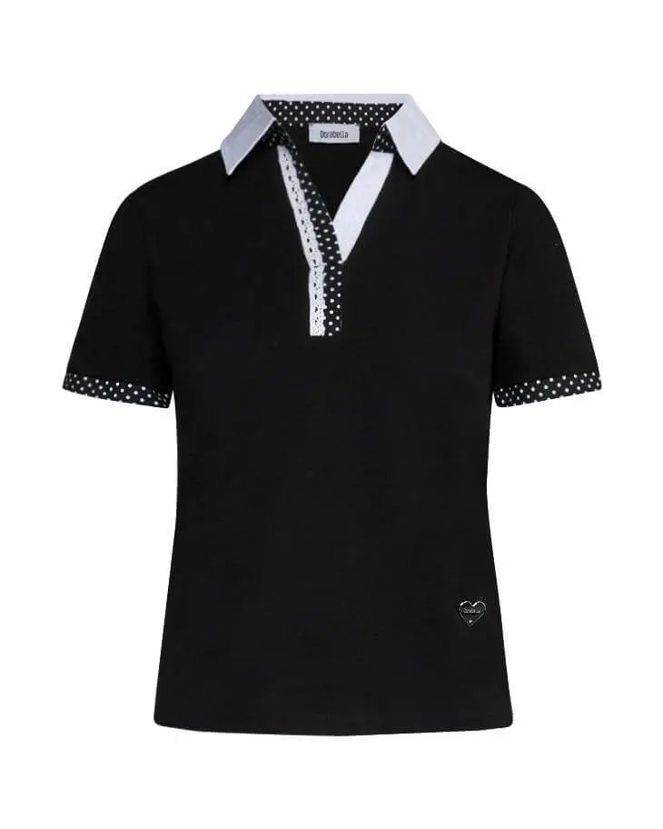 Maglia polo BLACK DORABELLA XL