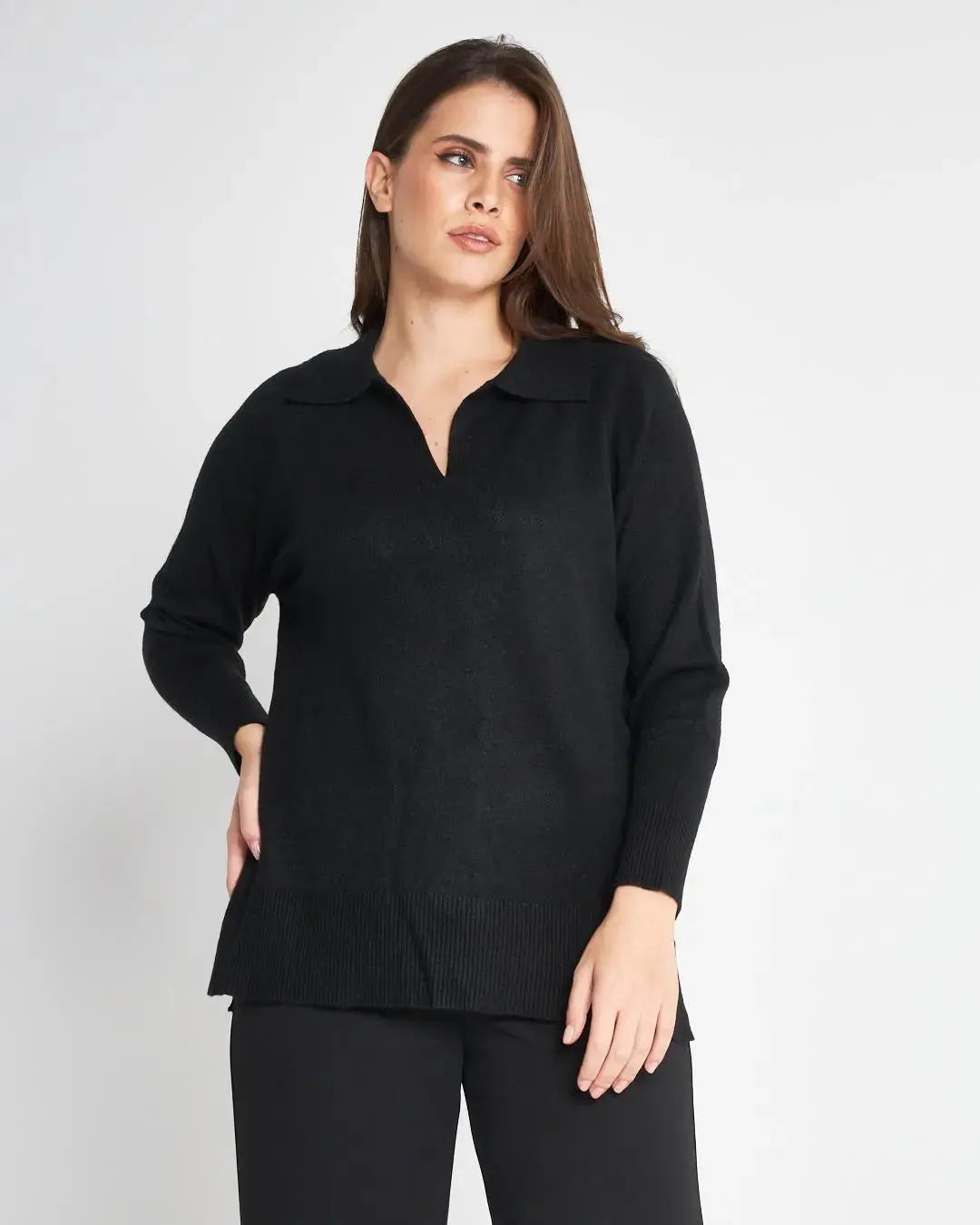 Maglia polo NERO DORABELLA PIU'