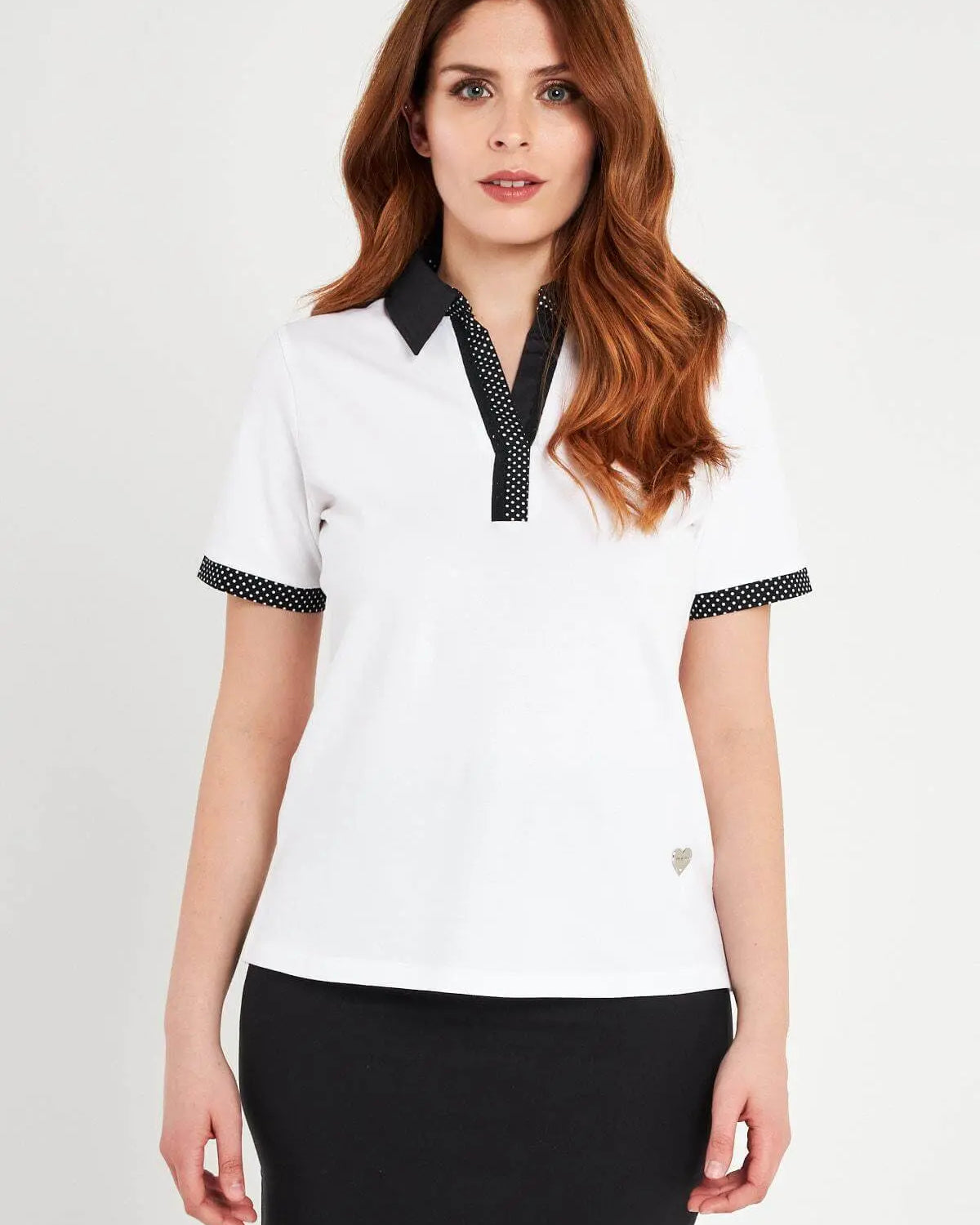 Maglia polo WHITE DORABELLA