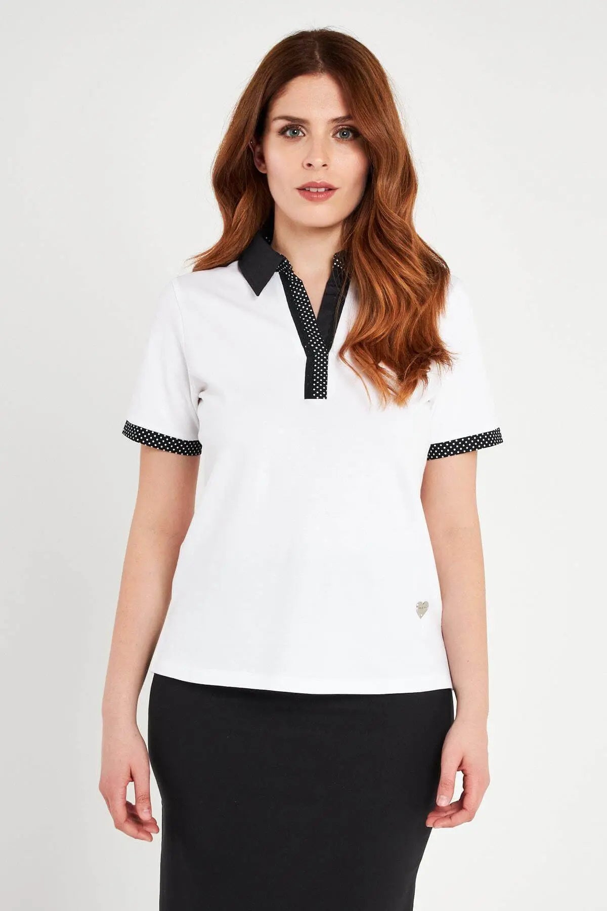 Maglia polo WHITE DORABELLA