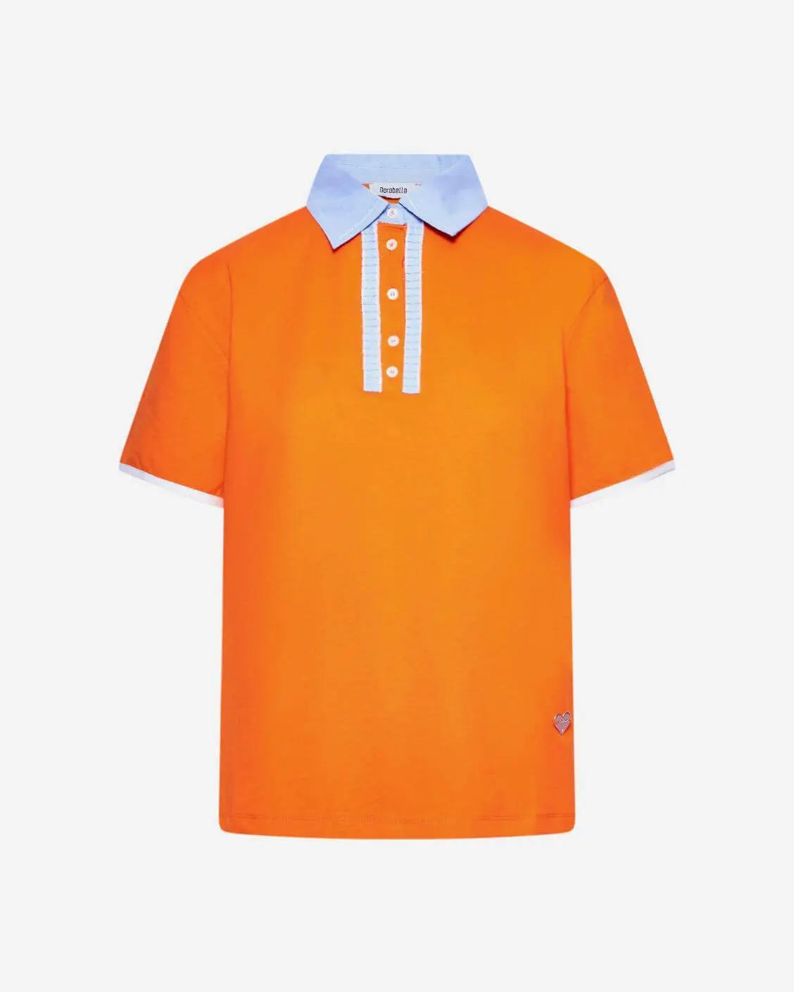 Maglia polo con bottoncini ORANGE DORABELLA PIU' XL