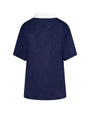 Maglia polo con ricamo BLUE NAVY DORABELLA PIU'