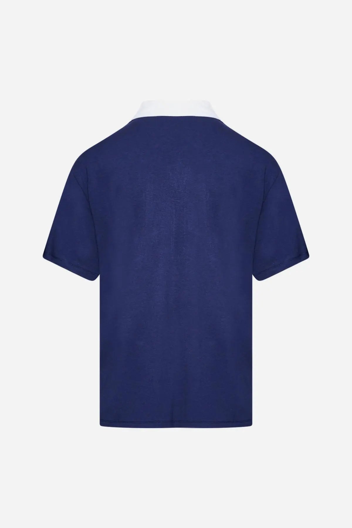Maglia polo con ricamo BLUE NAVY DORABELLA PIU'