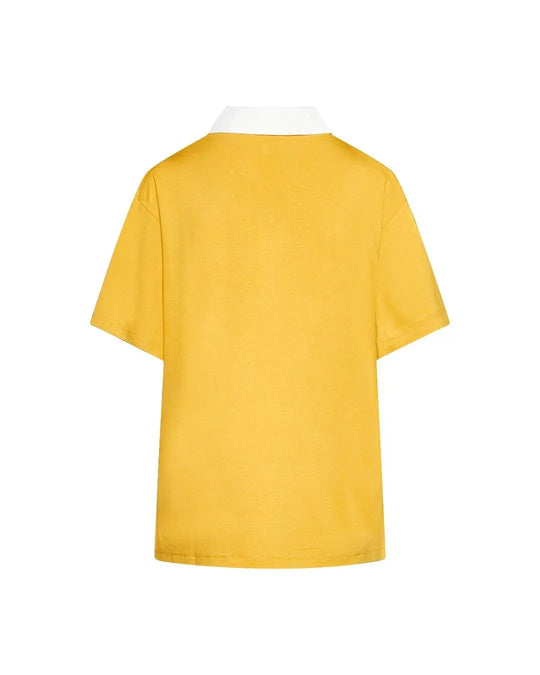 Maglia polo con ricamo OCRA DORABELLA PIU'