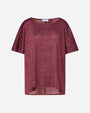 Maglia poncho BORDEAUX DORABELLA