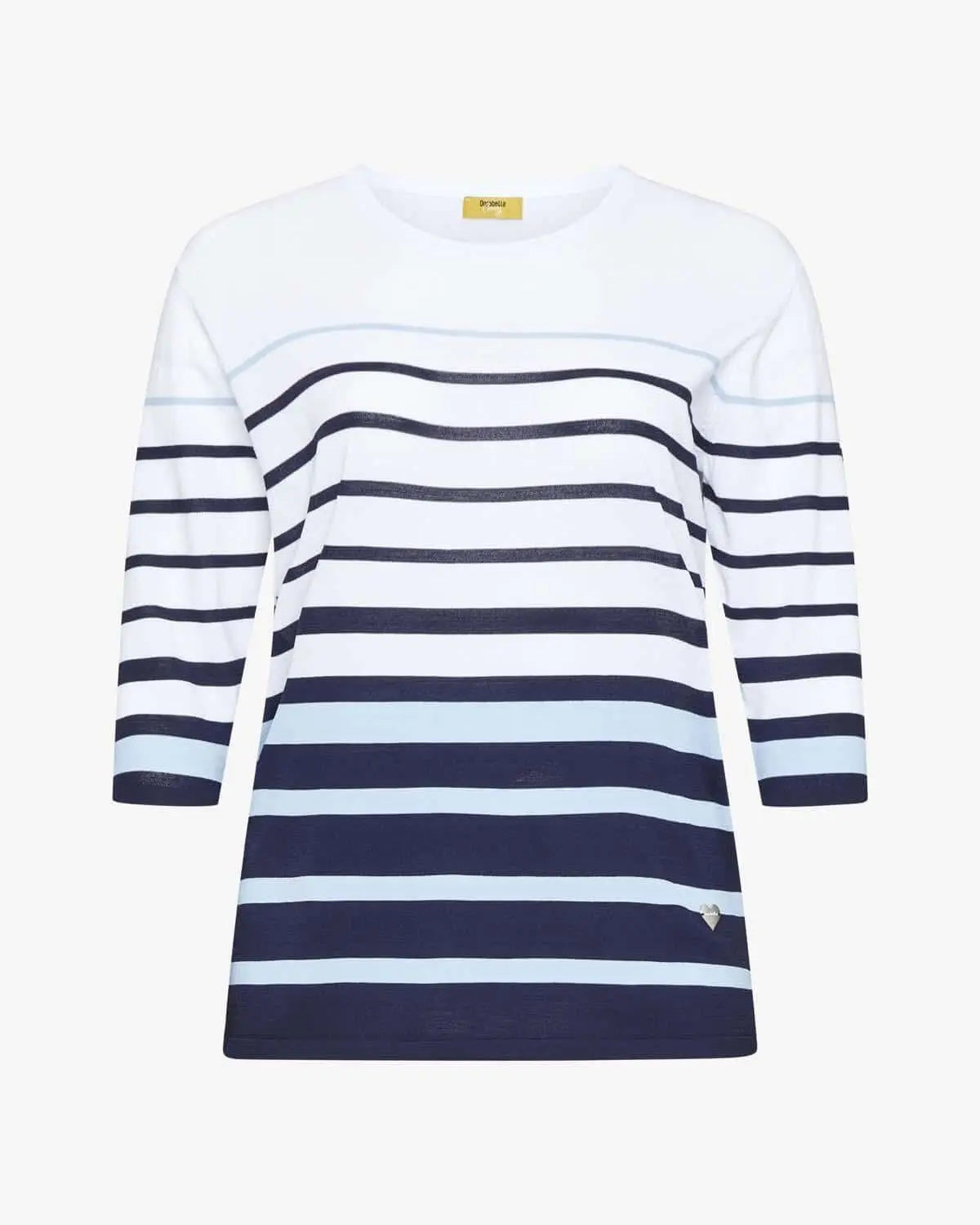 Maglia righe BIANCO DORABELLA CURVY
